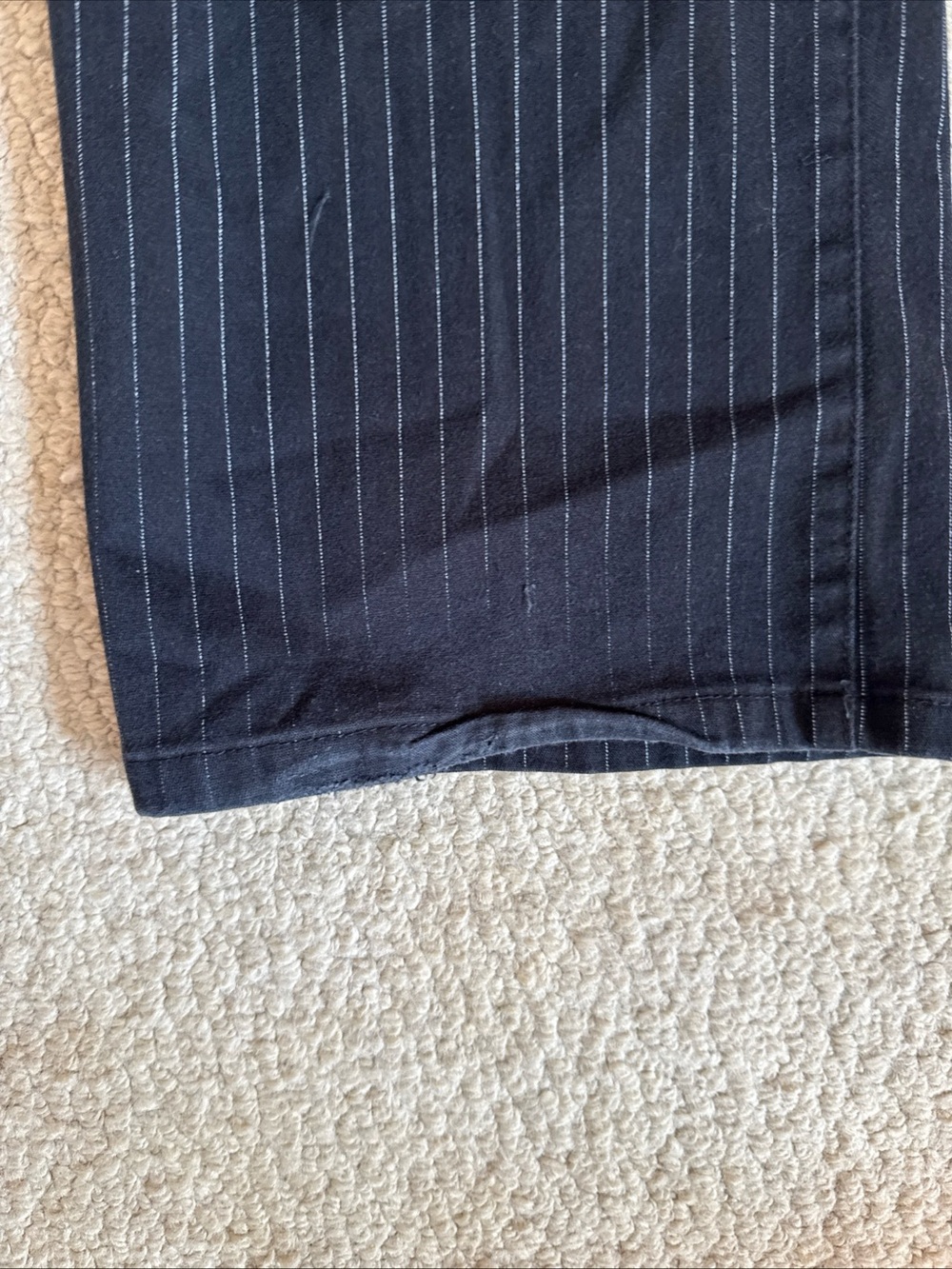 Dickies Black/Gray Pinstriped Dress Pants Women's Size 9 - Picture 9 of 9